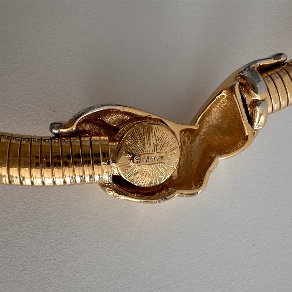 Gold plated Monet Choker - Picture 9 of 14